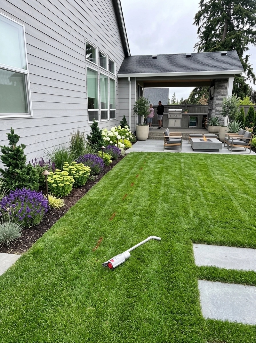 Landscape design in Contemporary Yard style — Yard by GenRoom AI