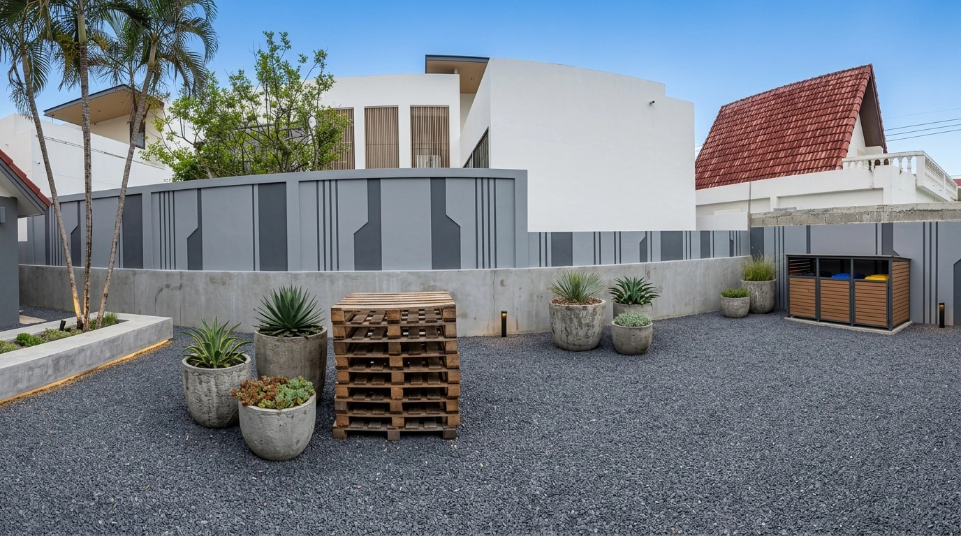 Landscape design in Contemporary Yard style — Yard by GenRoom AI