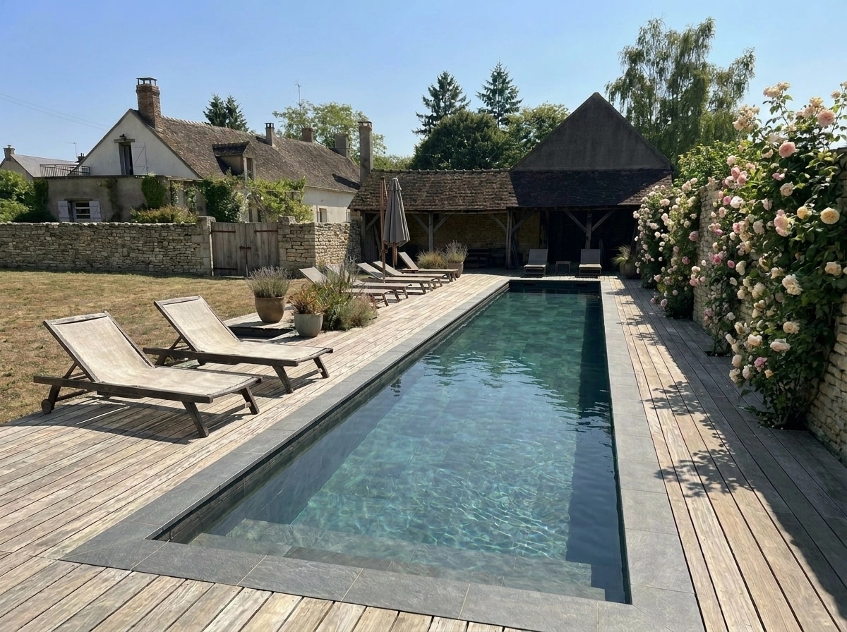 Yard design in no_style style — photo by GenRoom AI