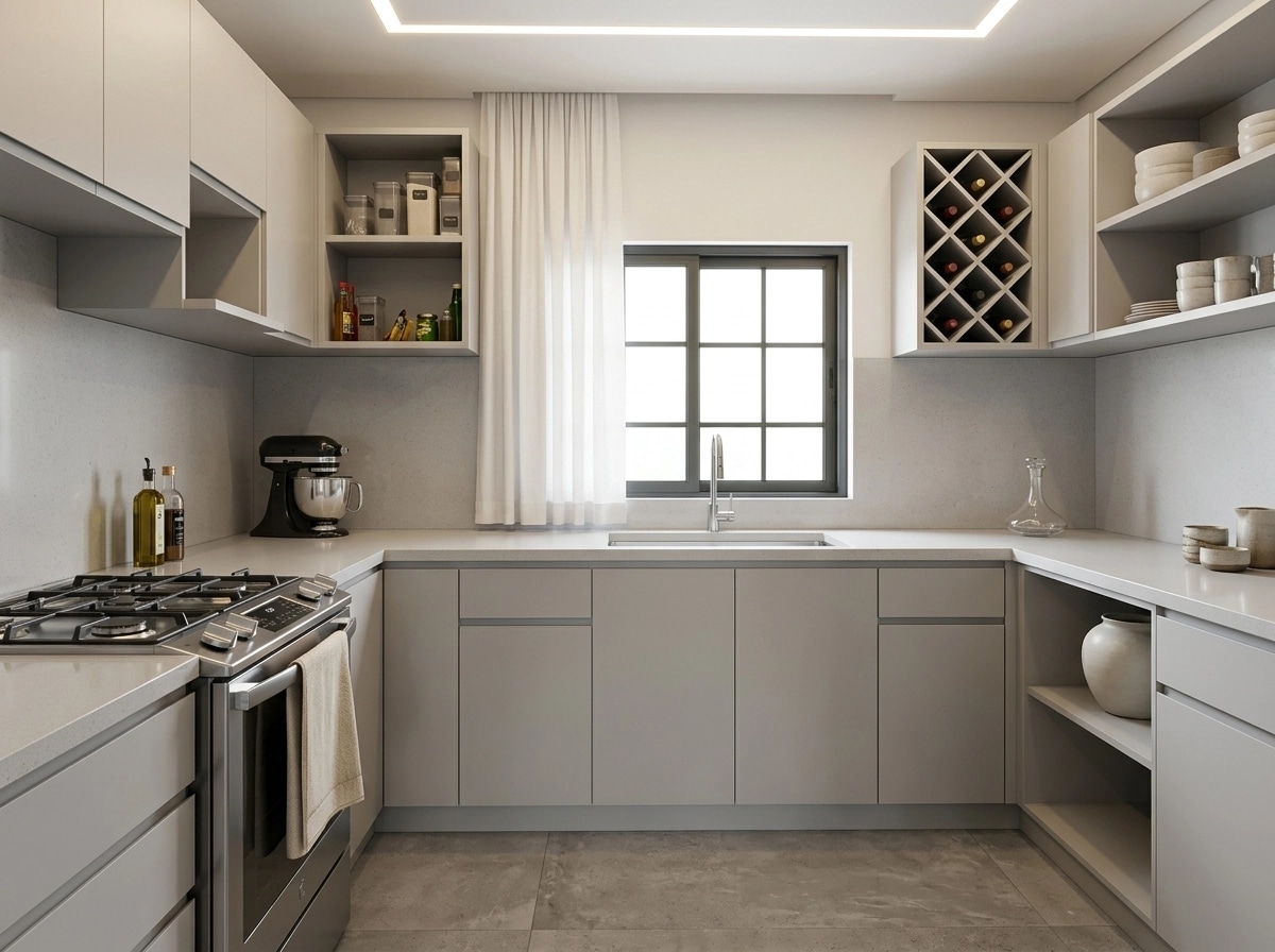 Minimalism Dapur design — interior photo by GenRoom AI
