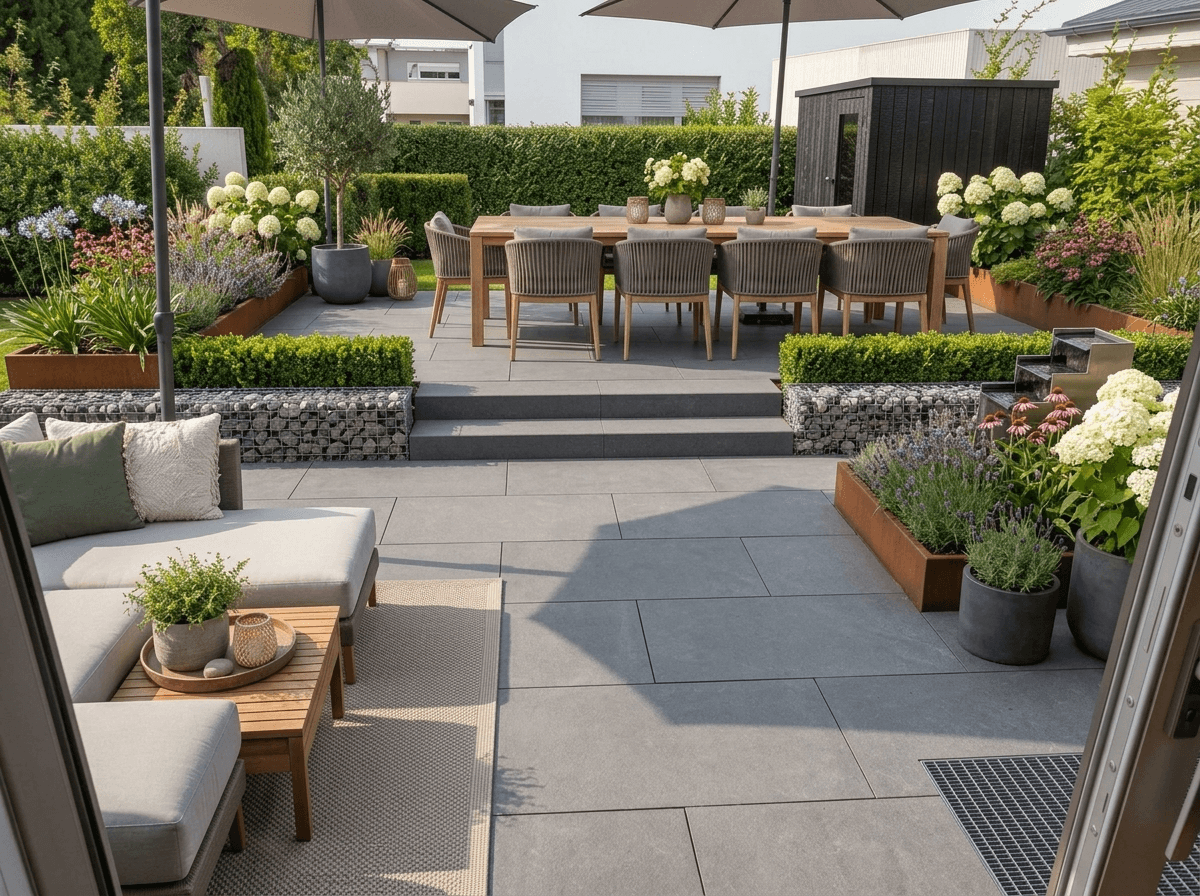 Yard design in no_style style — photo by GenRoom AI