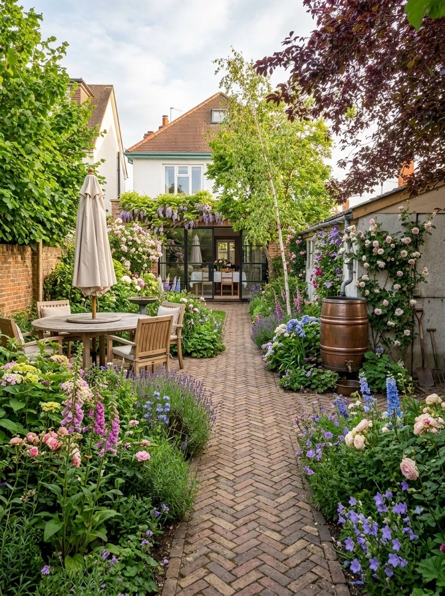 English Cottage Garden Yard design — yard photo by GenRoom AI