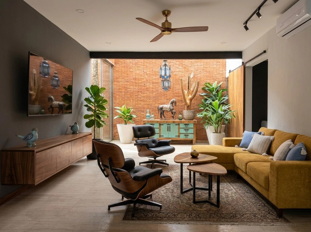 Interior design in Contemporary style — Living Room by GenRoom AI