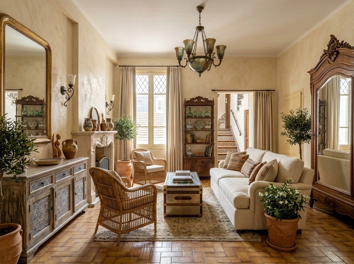 Interior design in Mediterranean style — Living Room by GenRoom AI