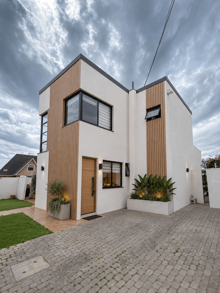 Gevelontwerp in Contemporary Facade-stijl — Gevel door GenRoom AI