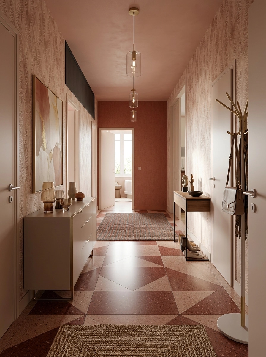 Contemporary Hallway design — interior photo by GenRoom AI