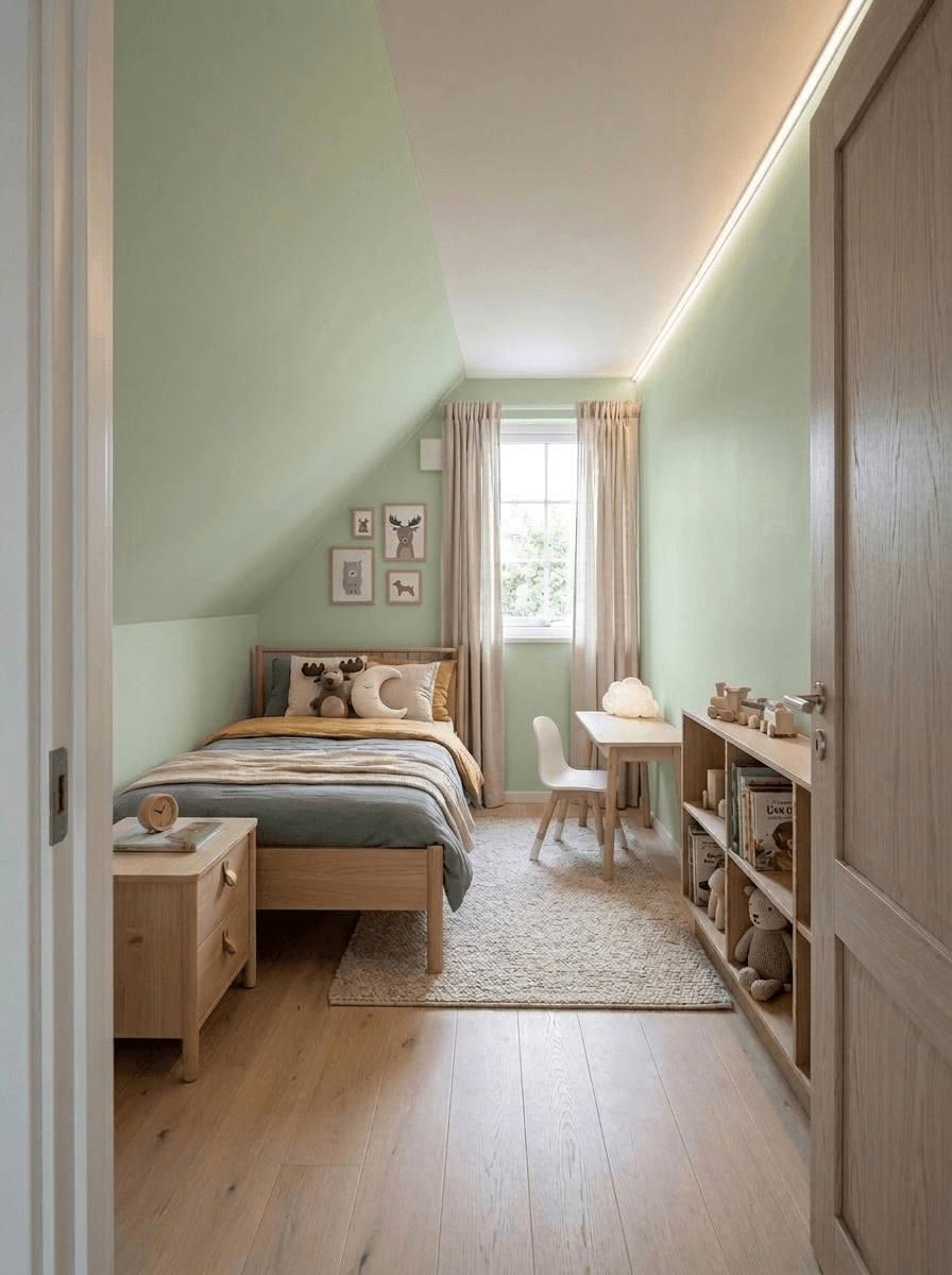 Interior design in Scandinavian style — Bedroom by GenRoom AI