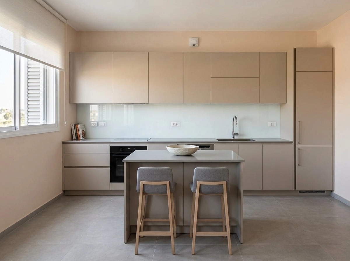 Minimalism Kitchen design — interior photo by GenRoom AI