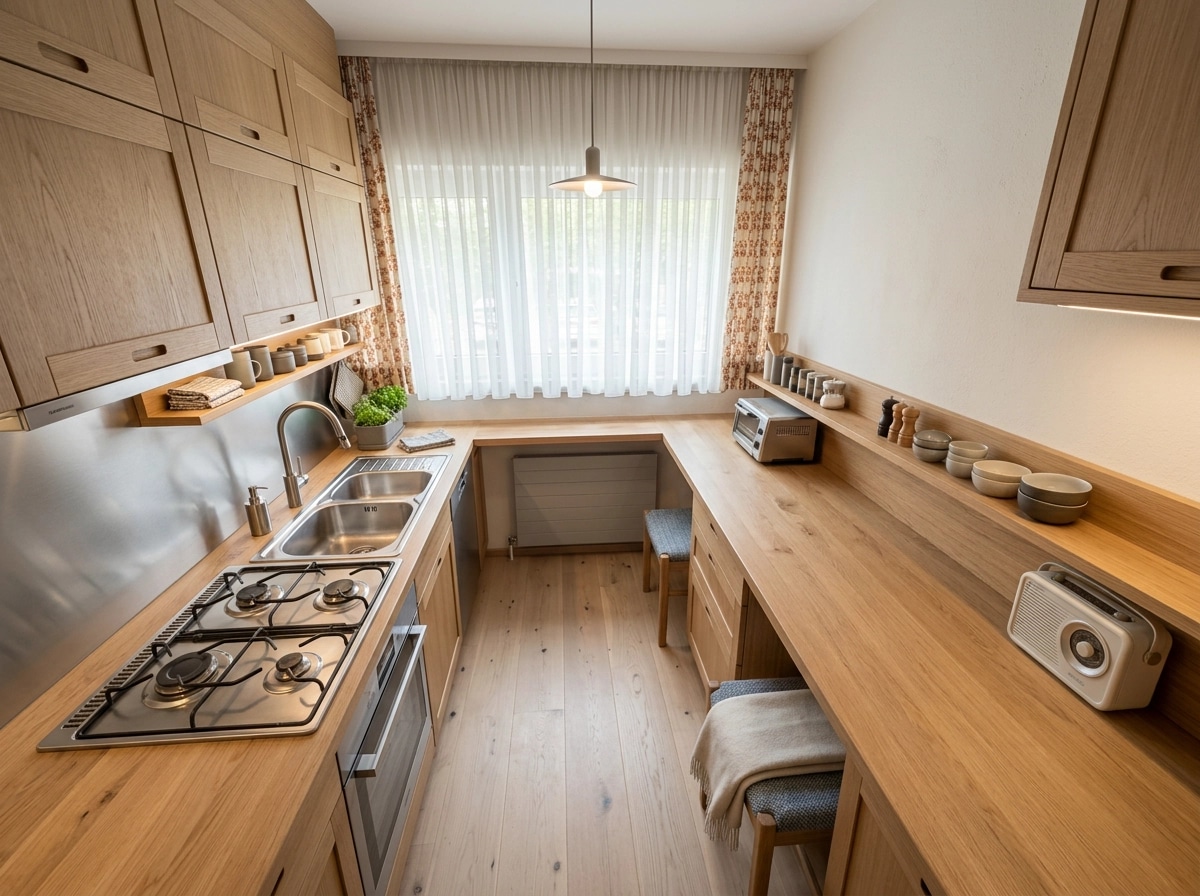 Scandinavian Kitchen design — interior photo by GenRoom AI