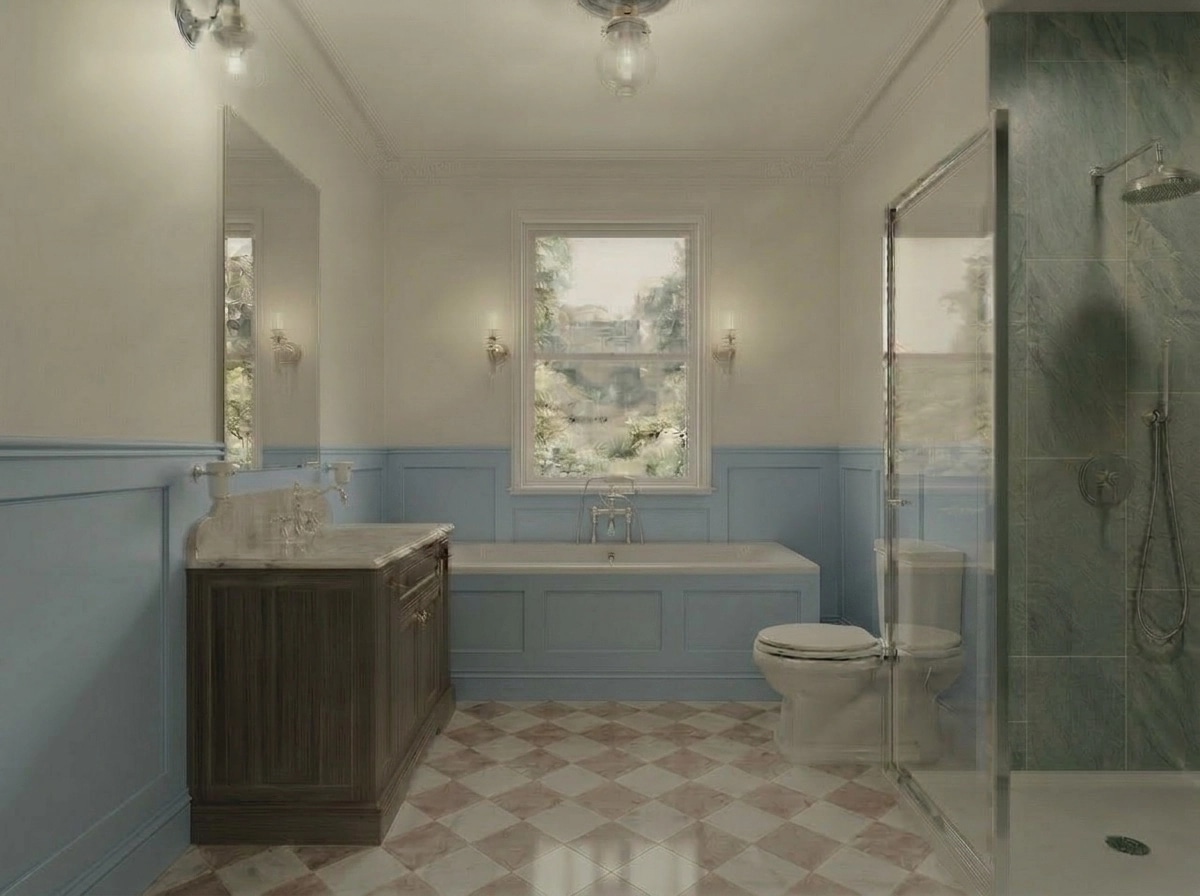 Bathroom interior in Classic style — photo by GenRoom AI