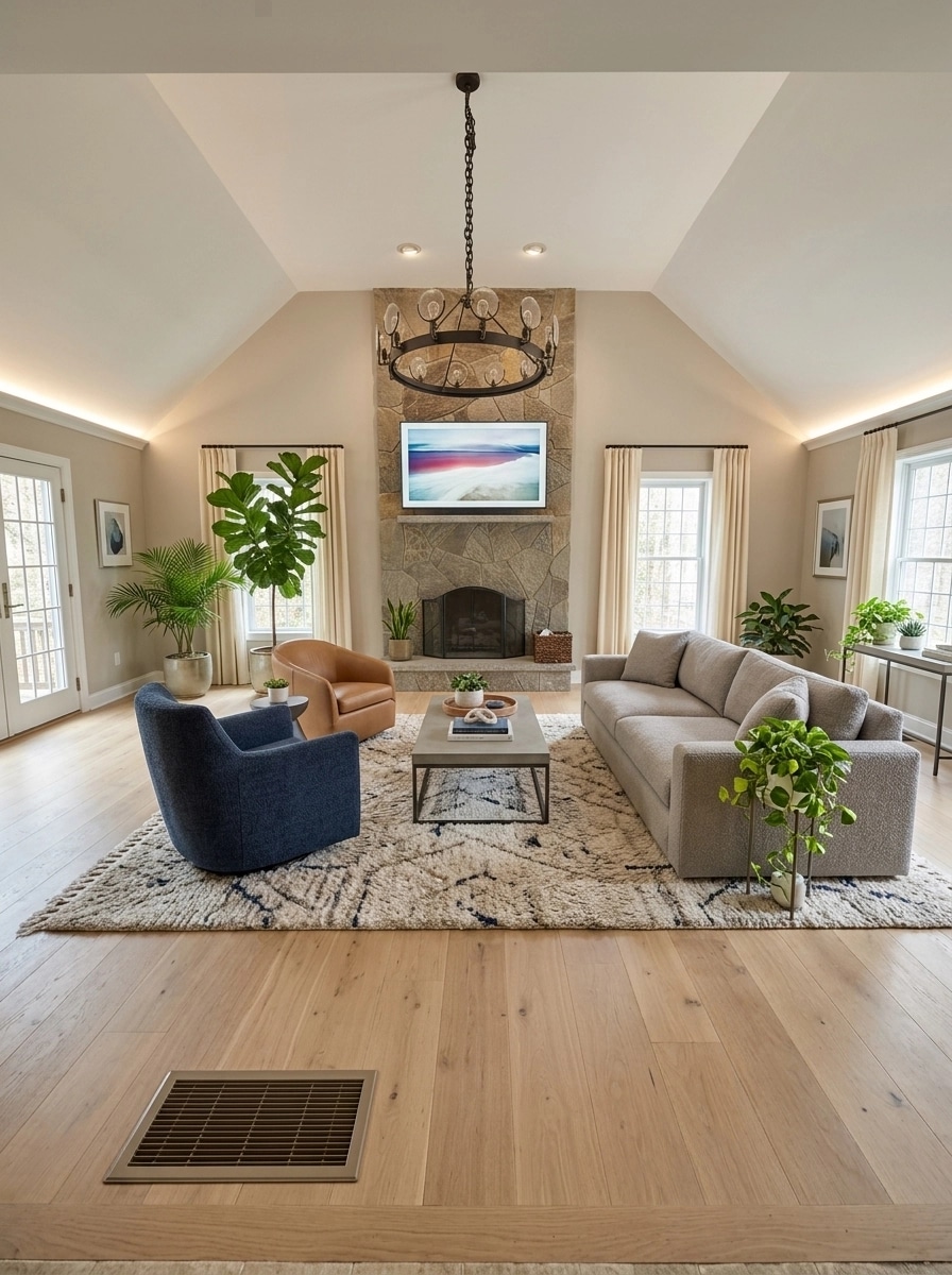 Interior design in Contemporary style — Living Room by GenRoom AI