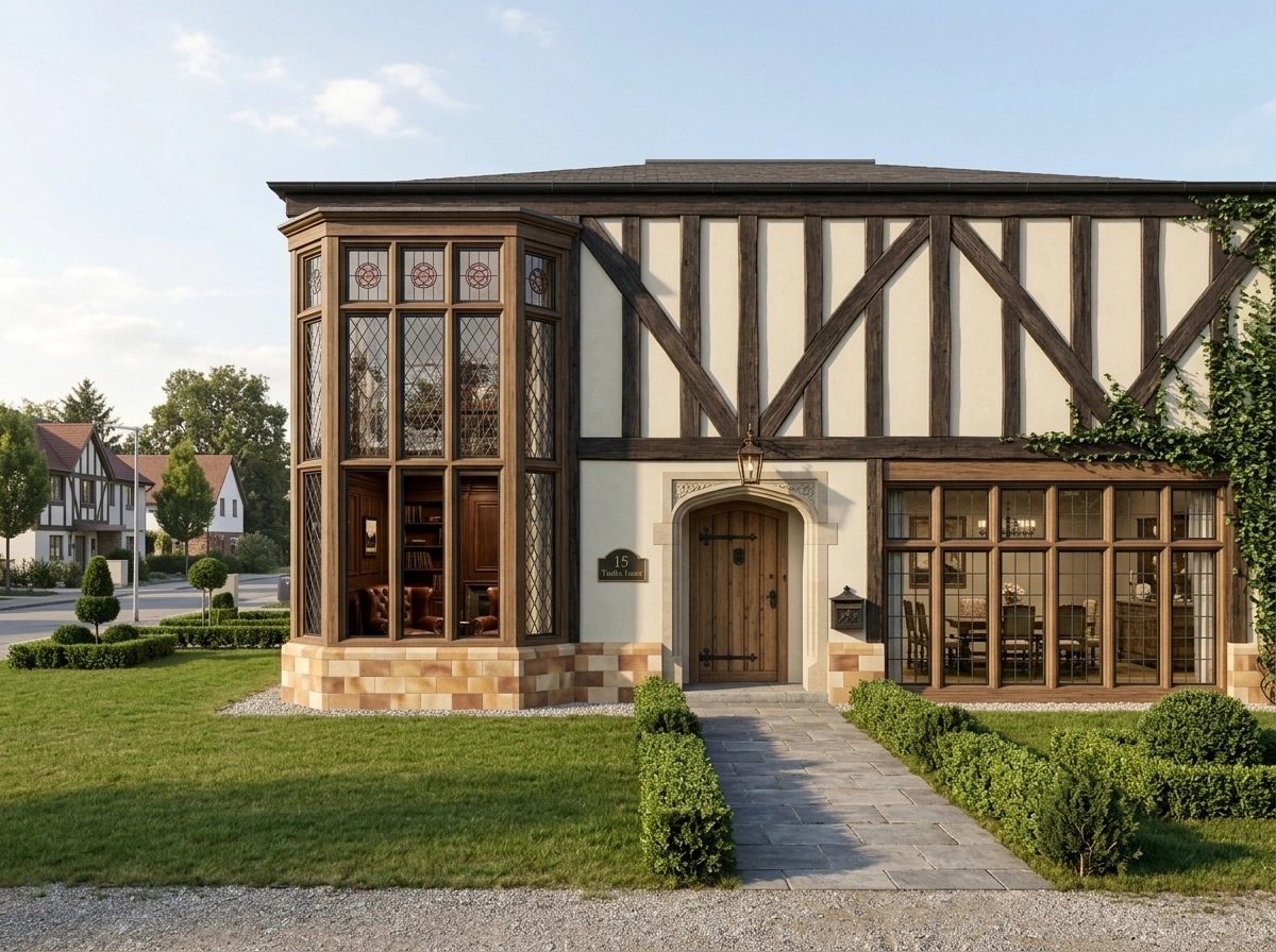 Facade design in Tudor Facade style — Facade by GenRoom AI