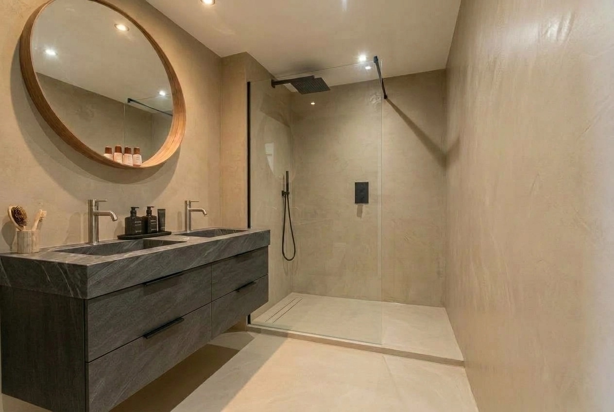 Bathroom interior in no_style style — photo by GenRoom AI