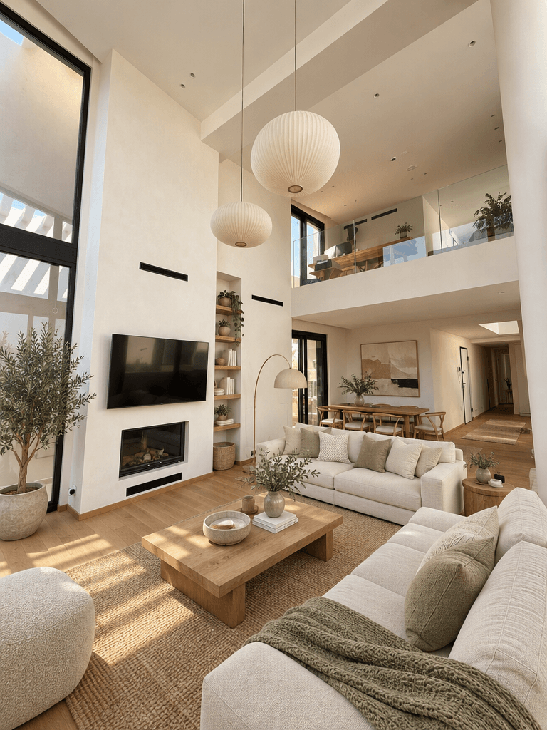 Scandinavian Living Room design — interior photo by GenRoom AI