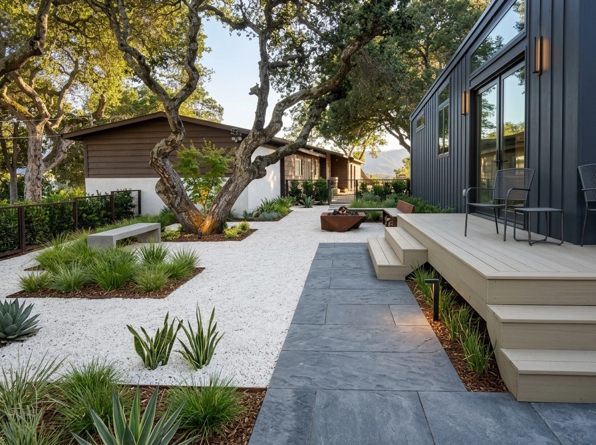 Landscape design in Minimalist Yard style — Yard by GenRoom AI