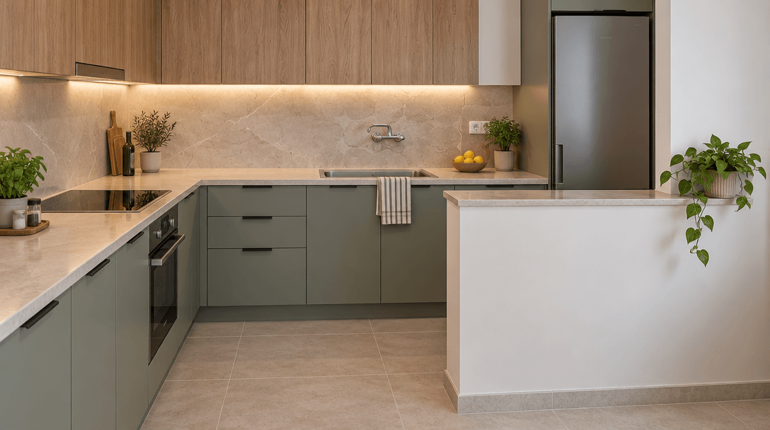 Contemporary Kitchen design — interior photo by GenRoom AI