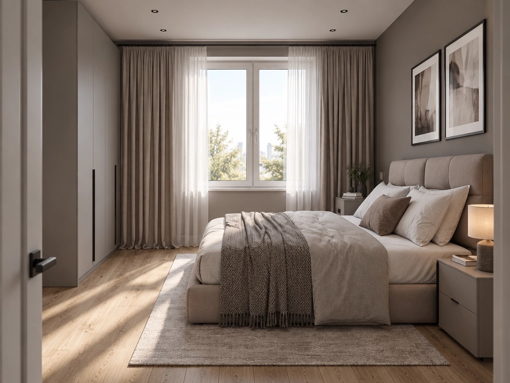 Interior design in Contemporary style — Bedroom by GenRoom AI