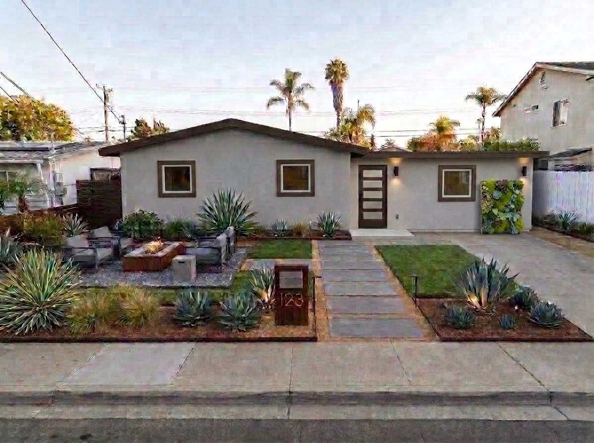 Contemporary Yard Yard design — yard photo by GenRoom AI