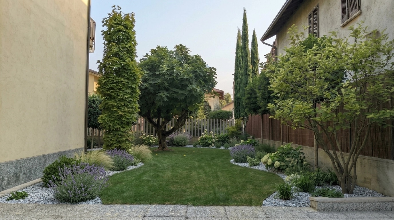 Yard design in no_style style — photo by GenRoom AI