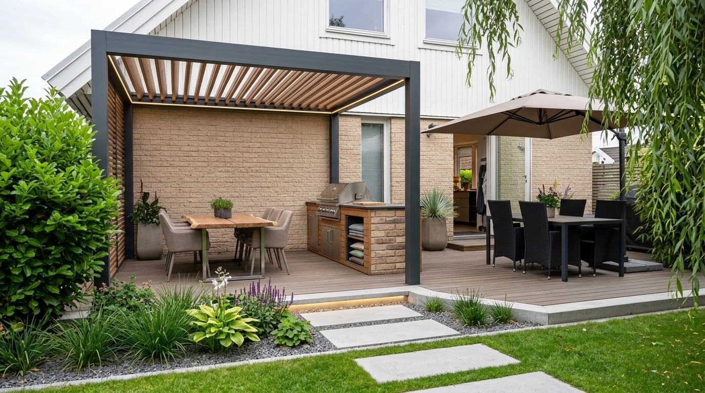 Contemporary Yard Yard design — yard photo by GenRoom AI