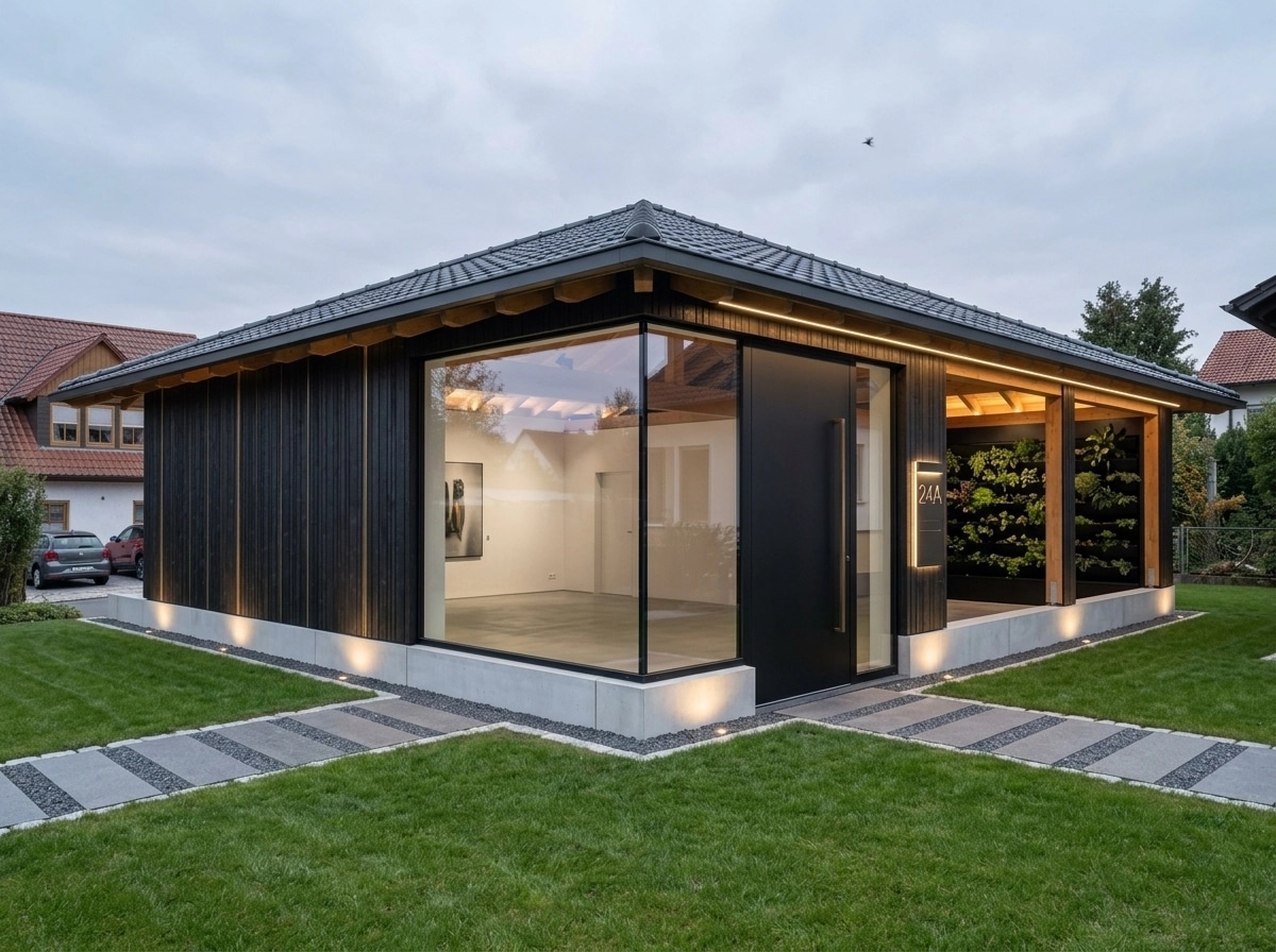 Contemporary Facade Facade design — facade photo by GenRoom AI