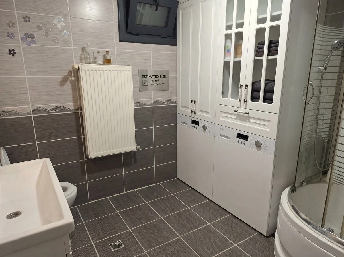 Bathroom interior in no_style style — photo by GenRoom AI
