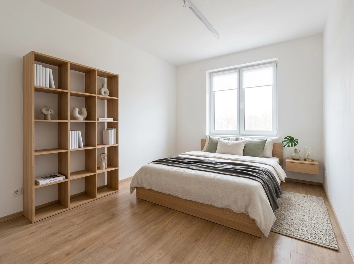 Minimalism Bedroom design — interior photo by GenRoom AI