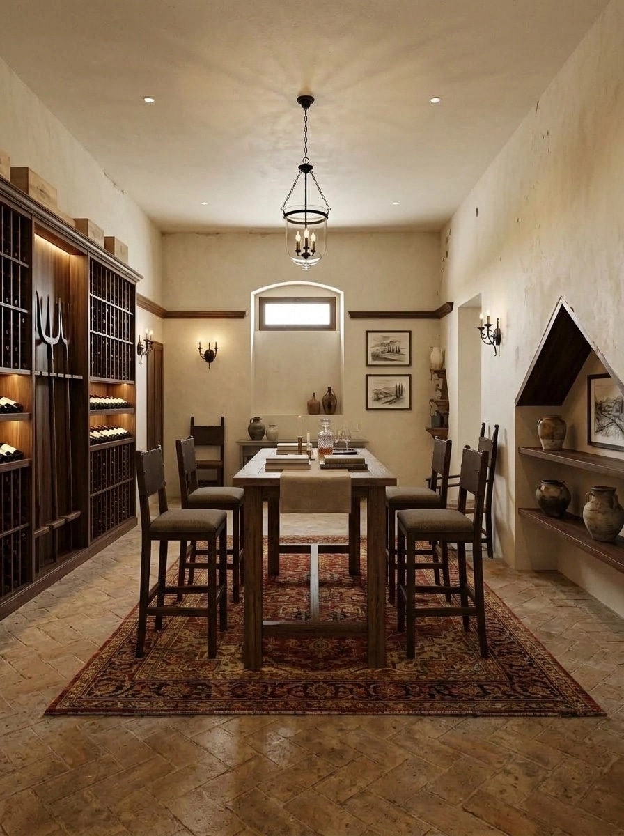 Interior design in Tuscan style — Living Room by GenRoom AI