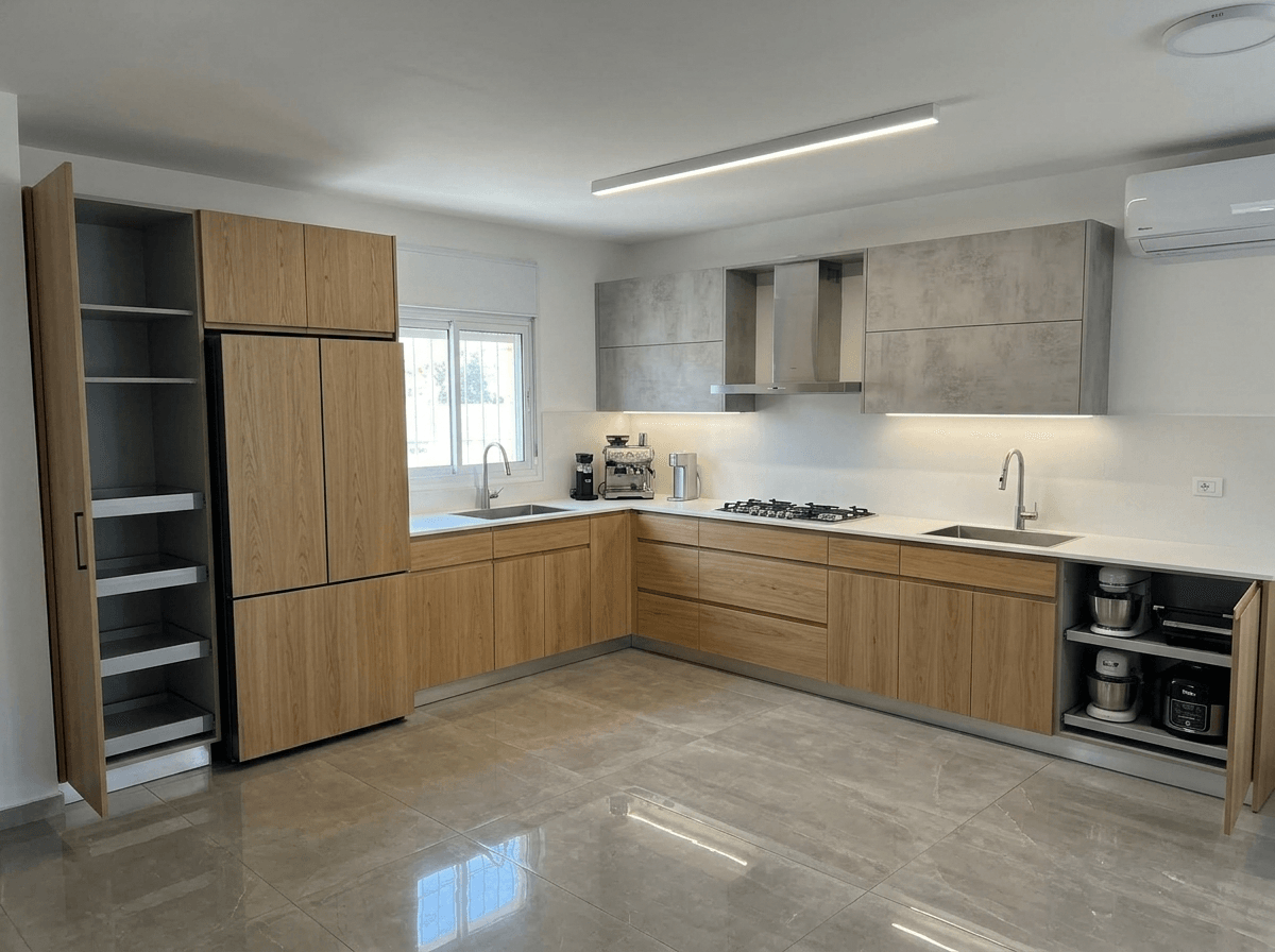 Kitchen interior in no_style style — photo by GenRoom AI