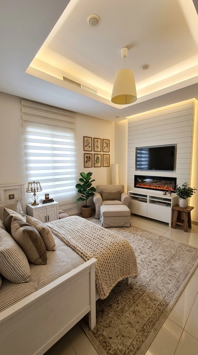 Interior design in Modern Farmhouse style — Bedroom by GenRoom AI