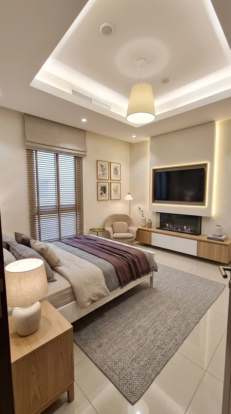Scandinavian Bedroom design — interior photo by GenRoom AI