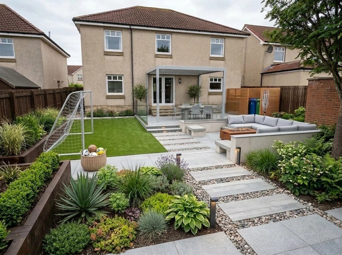 Landscape design in Contemporary Yard style — Yard by GenRoom AI