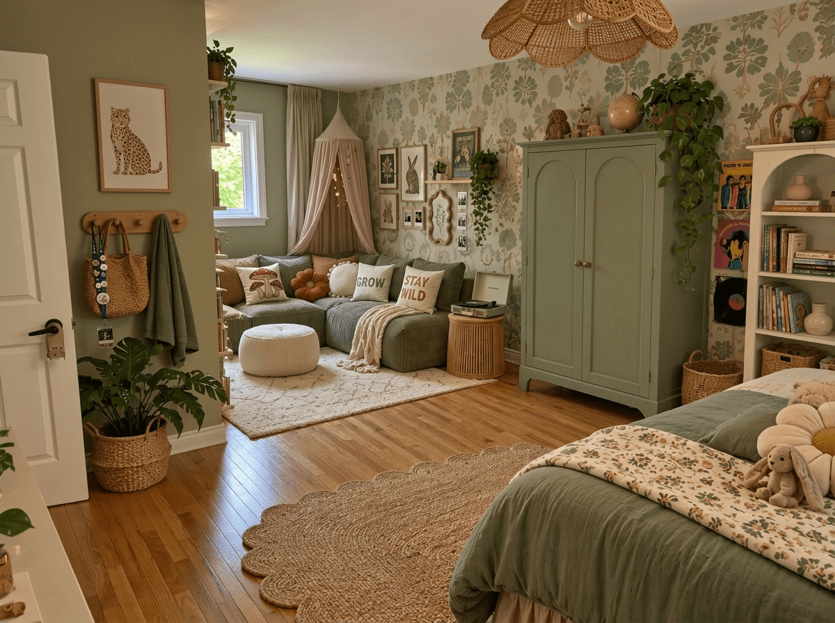 Interior design in Eclectic style — Kids Room by GenRoom AI