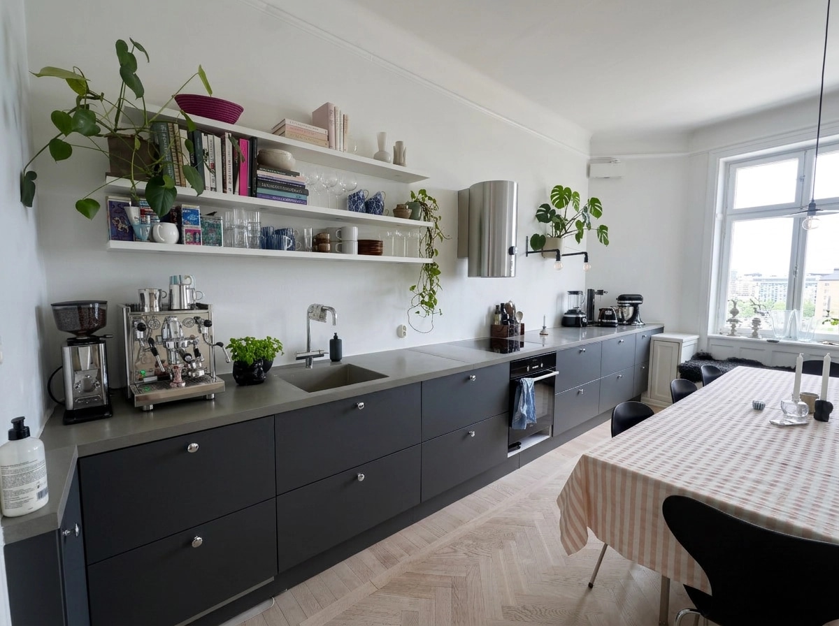 Minimalism Kitchen design — interior photo by GenRoom AI