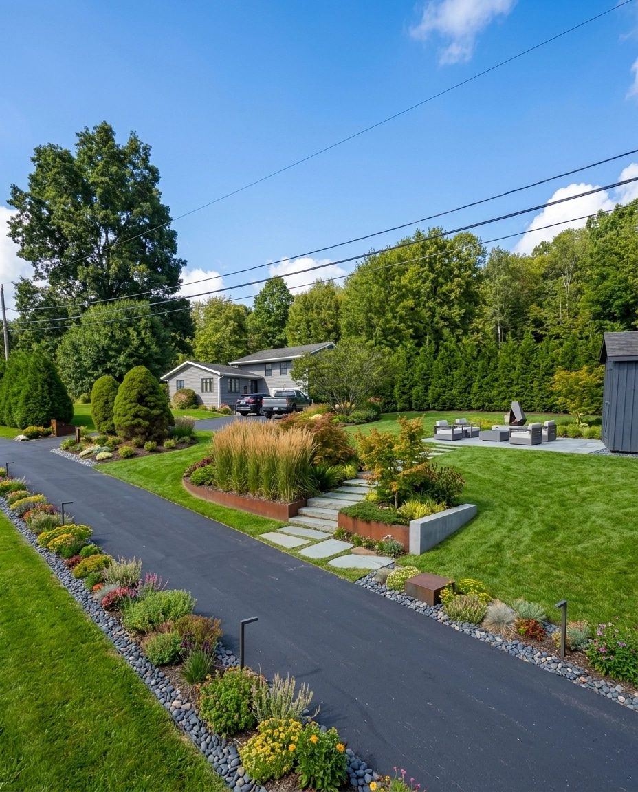 Landscape design in Contemporary Yard style — Yard by GenRoom AI