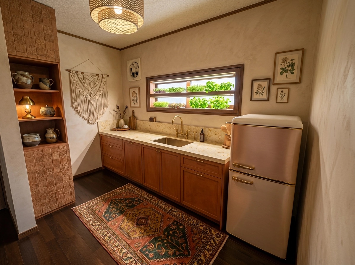 Bohemian Kitchen design — interior photo by GenRoom AI
