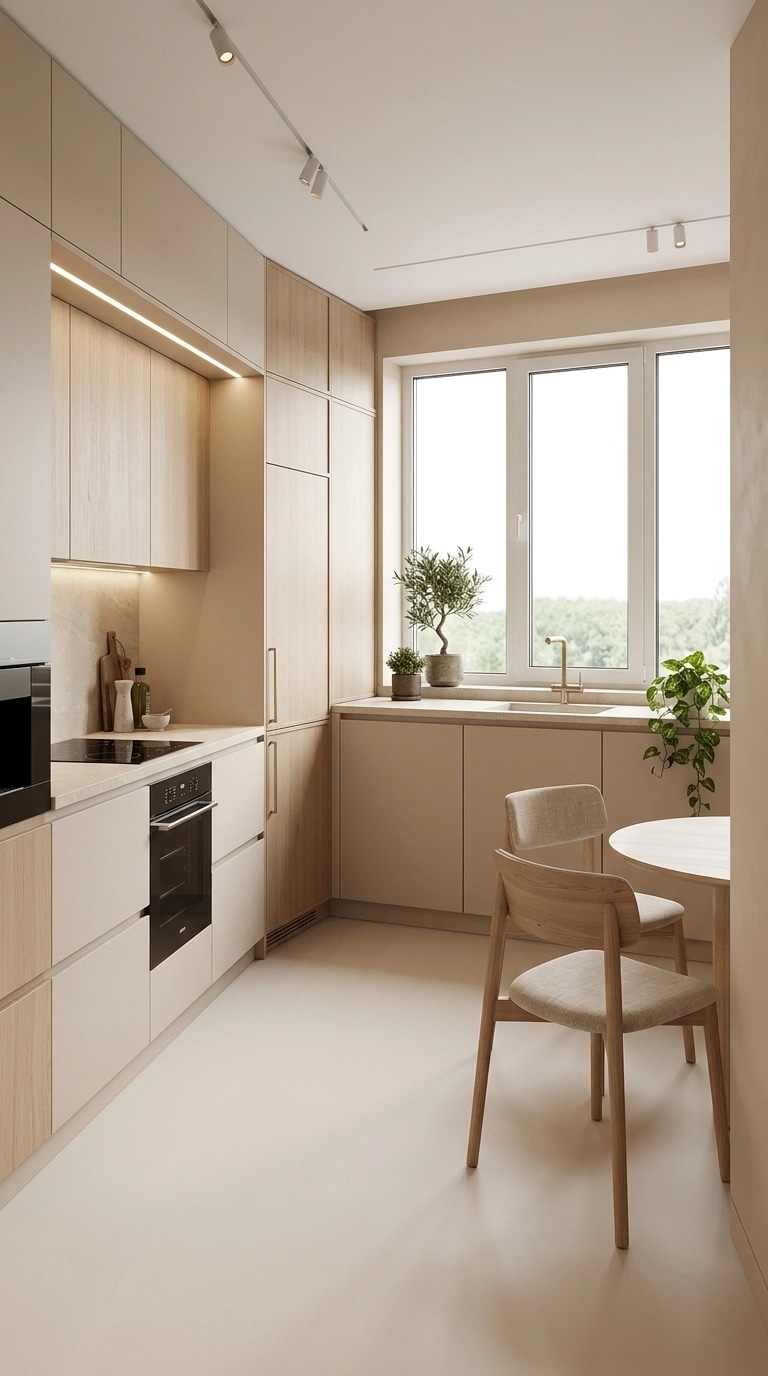Kitchen interior in Contemporary style — photo by GenRoom AI