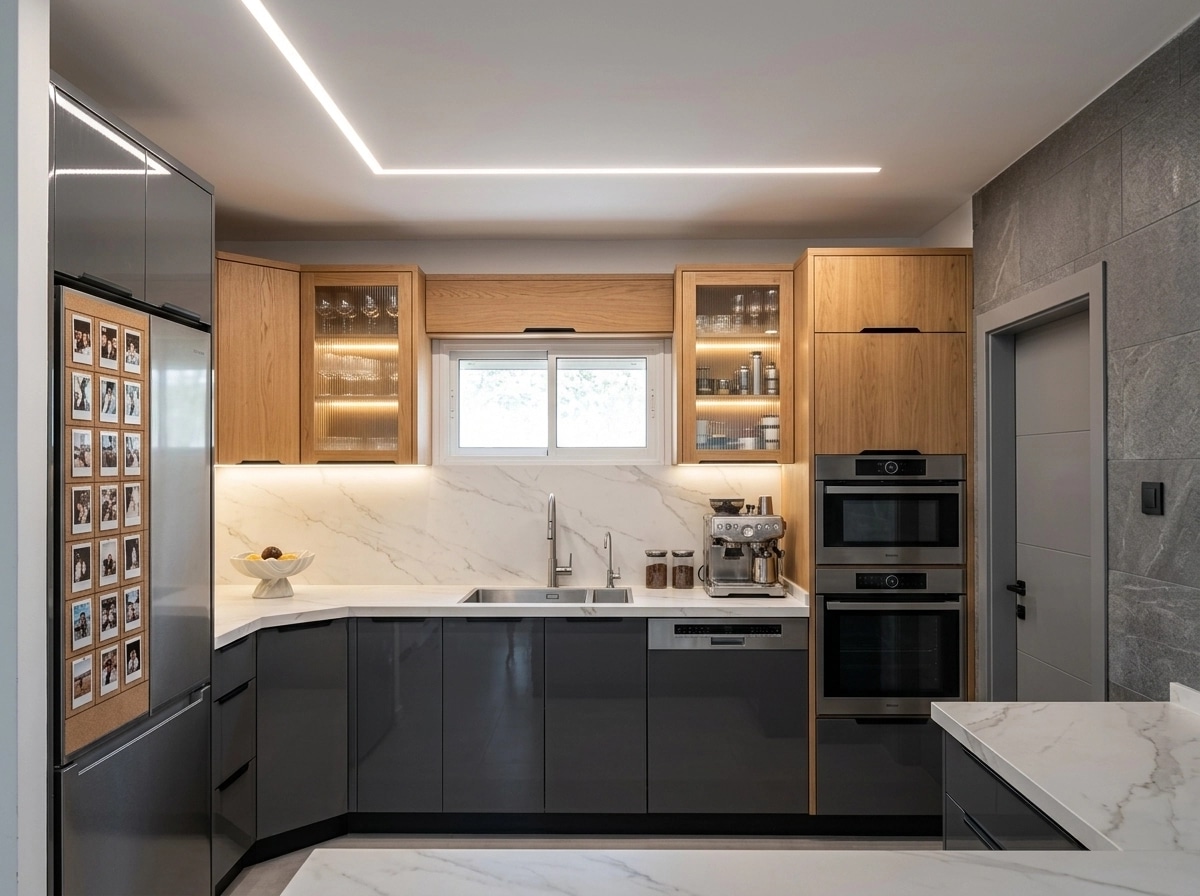 Interior design in Contemporary style — Kitchen by GenRoom AI