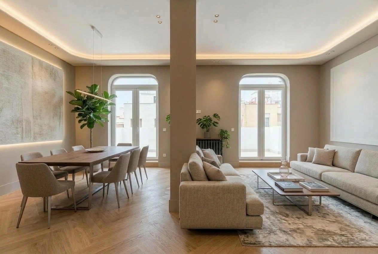 Interior design in Contemporary style — Living Room by GenRoom AI