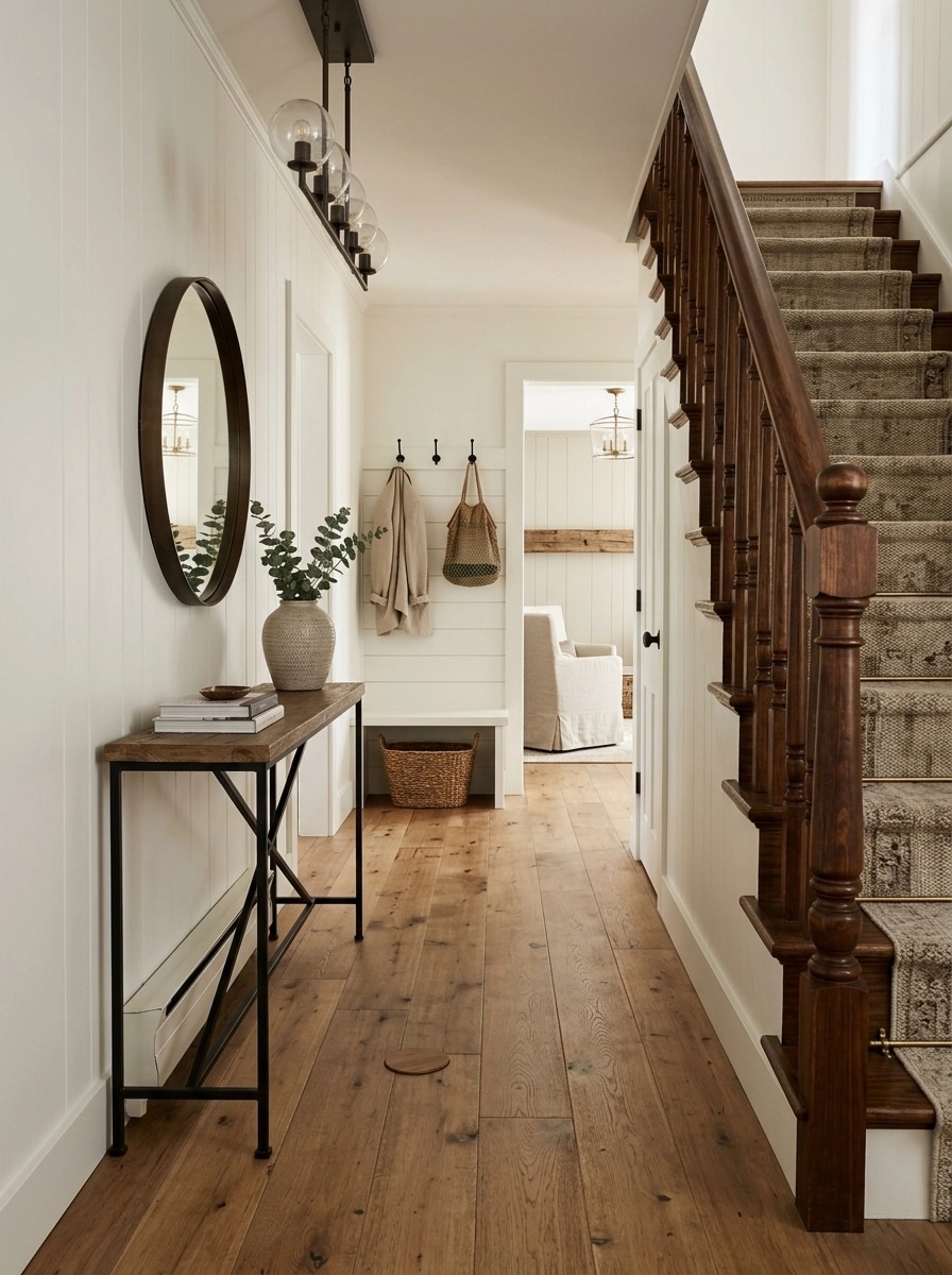 Interior design in Modern Farmhouse style — Hallway by GenRoom AI