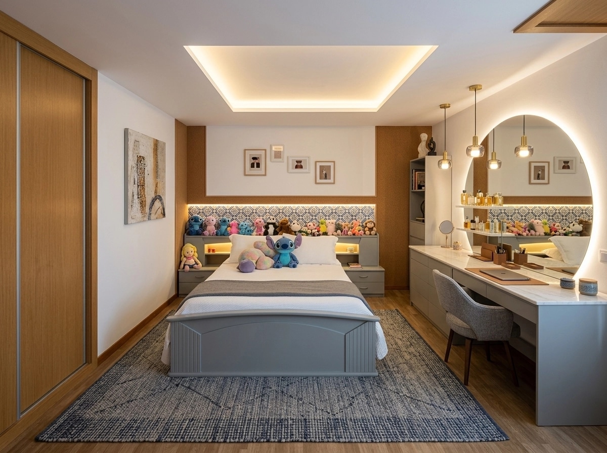 Portuguese Modern Chambre design — interior photo by GenRoom AI