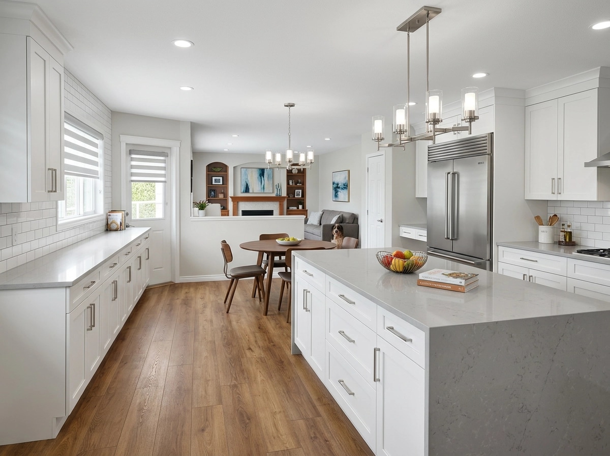 Kitchen interior in Contemporary style — photo by GenRoom AI