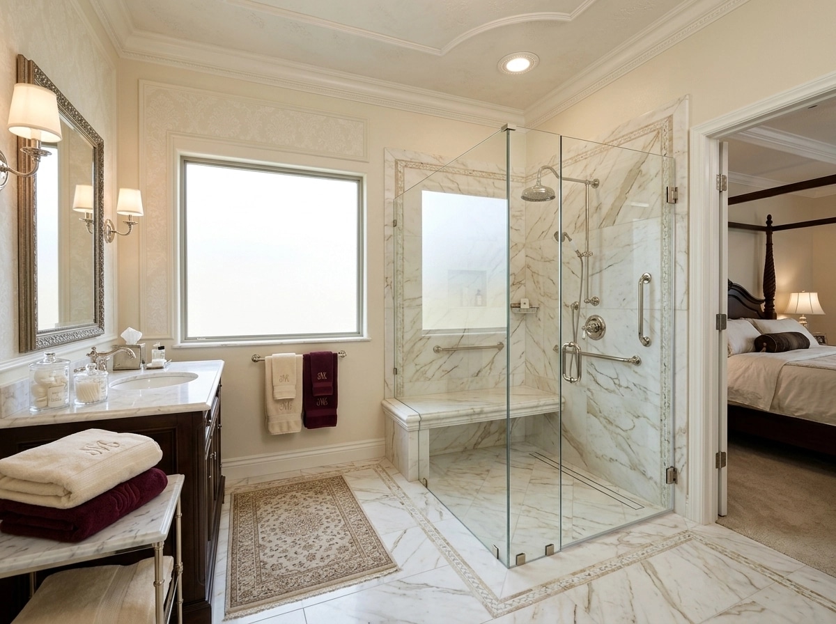 Bathroom interior in Classic style — photo by GenRoom AI