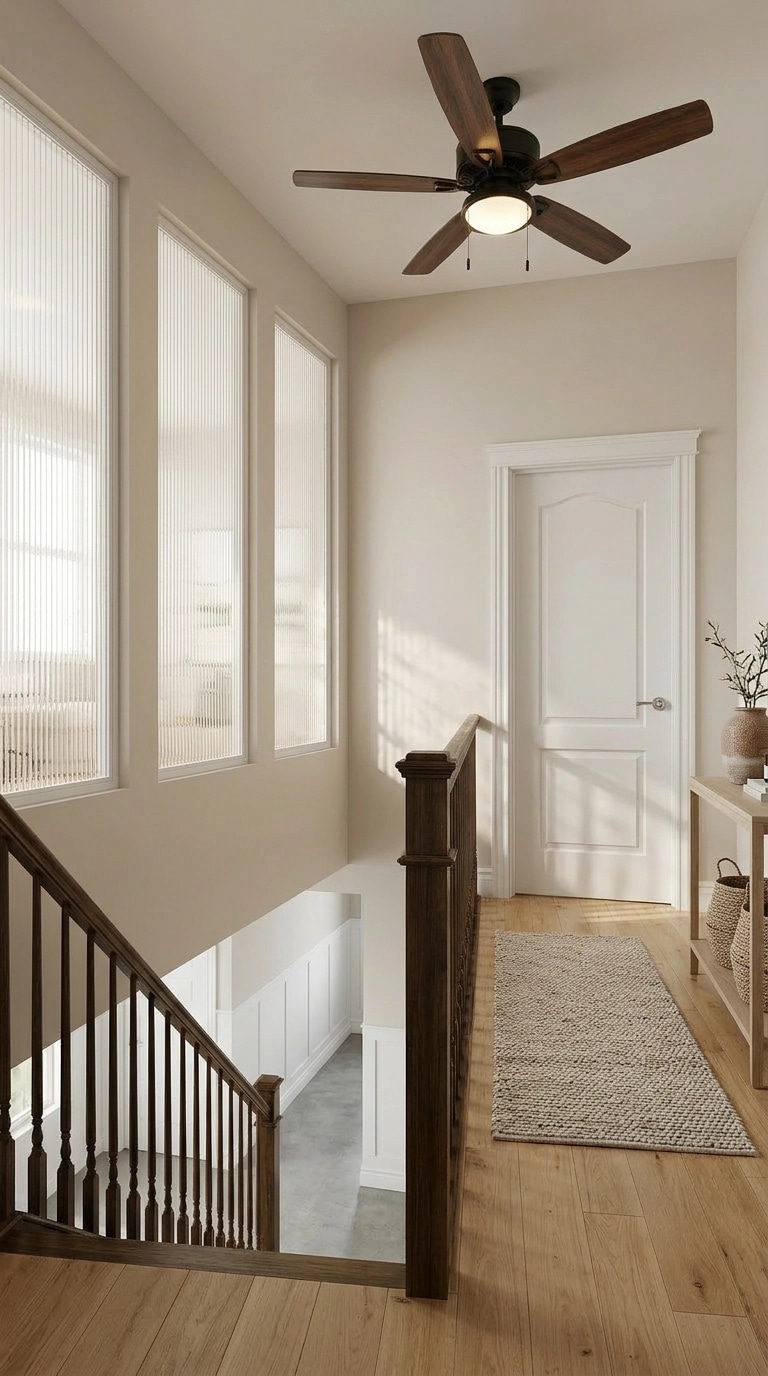 Hallway interior in Scandinavian style — photo by GenRoom AI