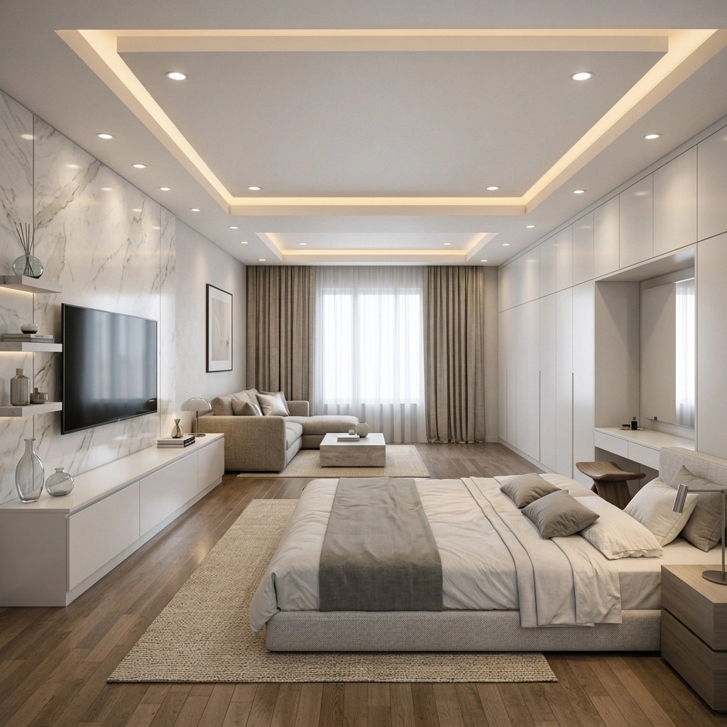 Minimalism Bedroom design — interior photo by GenRoom AI