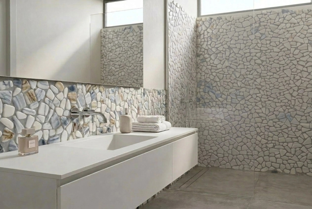 Bathroom interior in Contemporary style — photo by GenRoom AI
