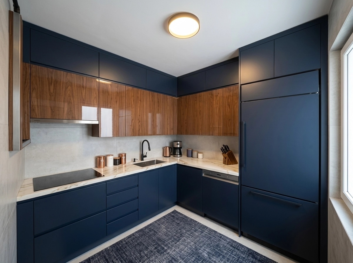 Kitchen interior in Contemporary style — photo by GenRoom AI