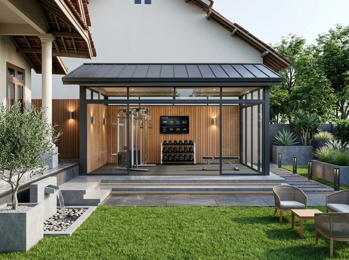 Contemporary Yard Yard design — yard photo by GenRoom AI