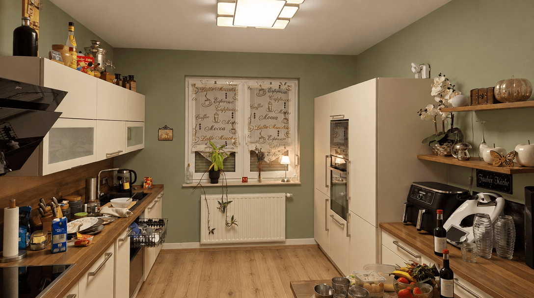 Interior design in Contemporary style — Kitchen by GenRoom AI