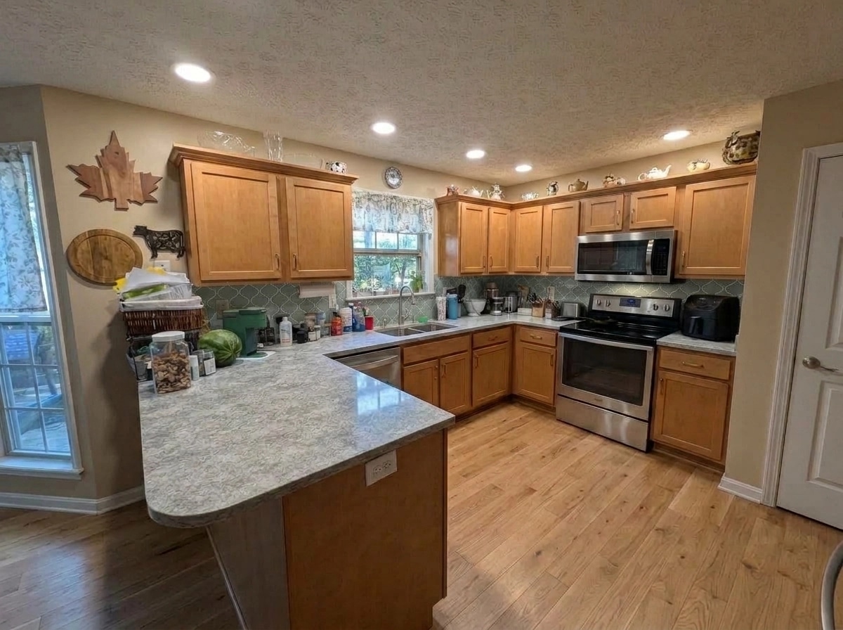 Kitchen interior in no_style style — photo by GenRoom AI